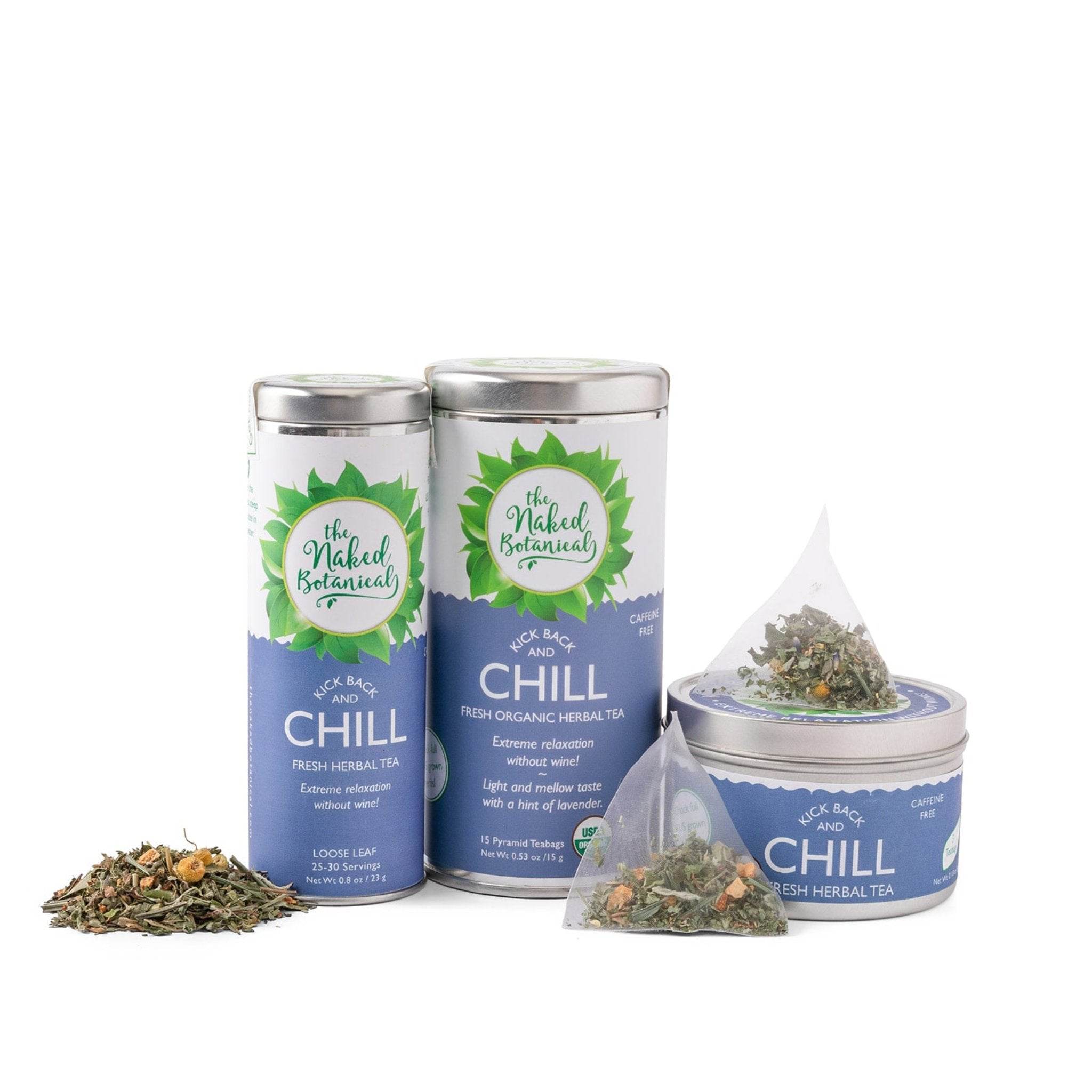 Just Kick Back & Chill Herbal Tea - The Naked Botanical