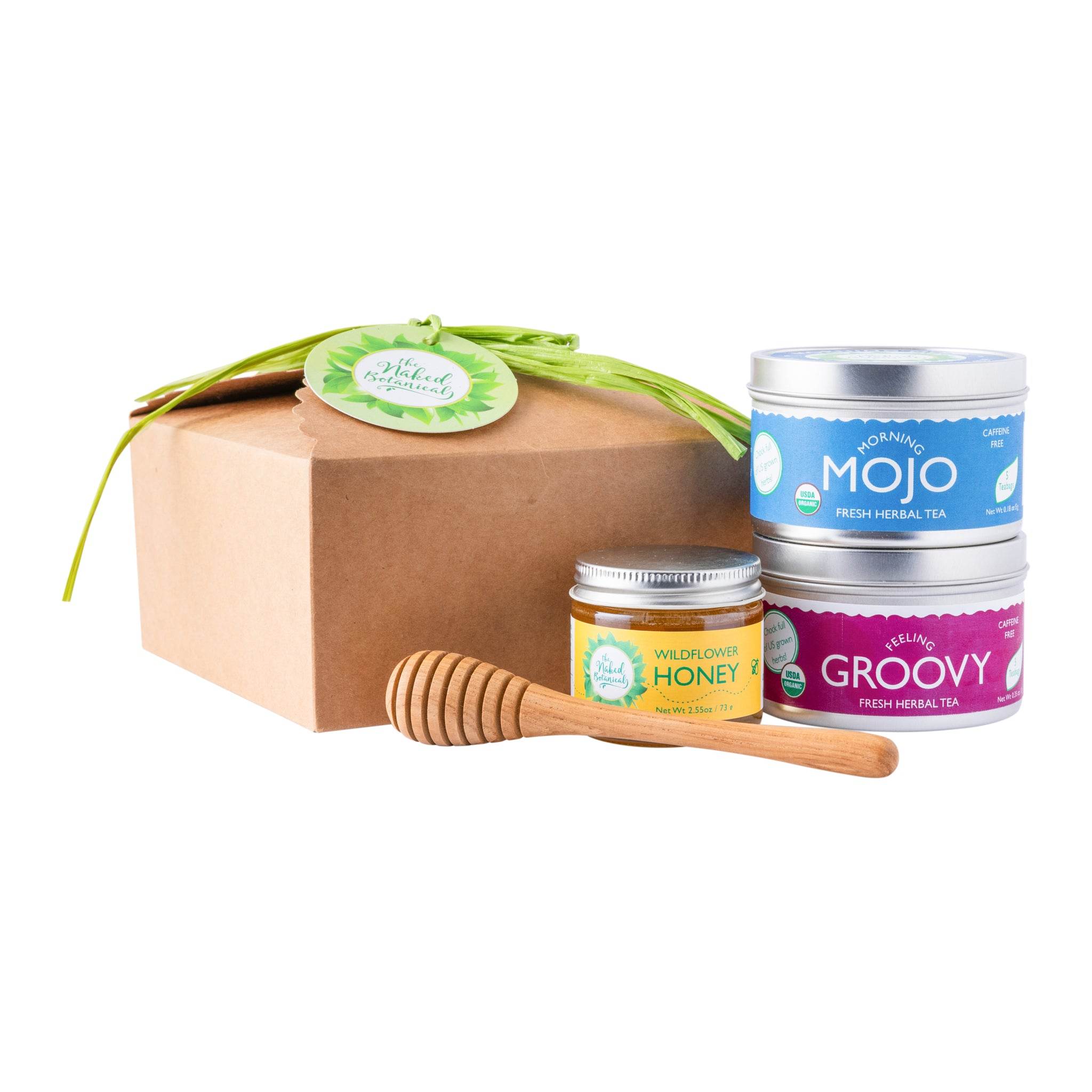 Gift Box: Honey and Tea - The Naked Botanical