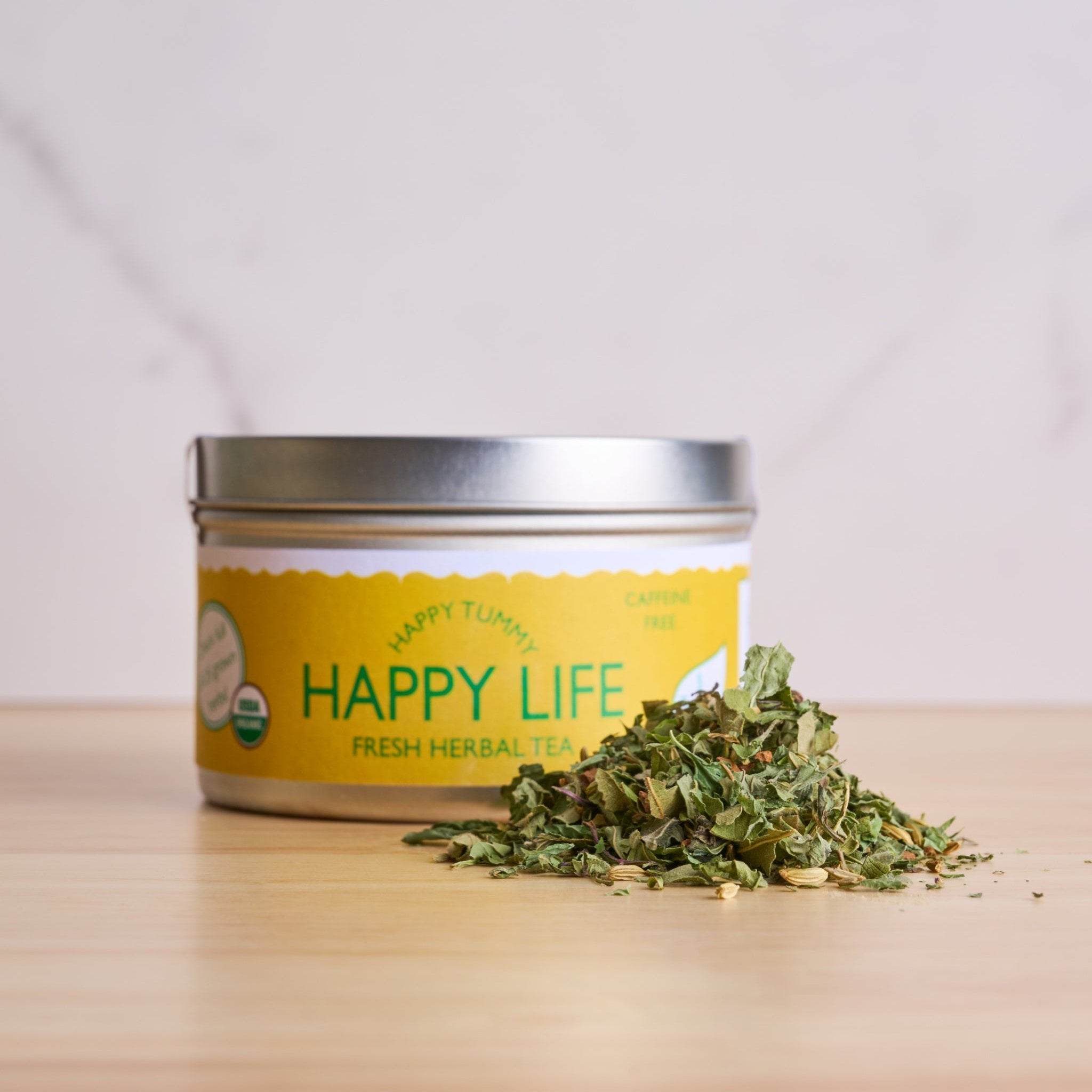 Happy Tummy, Happy Life Herbal Tea - The Naked Botanical