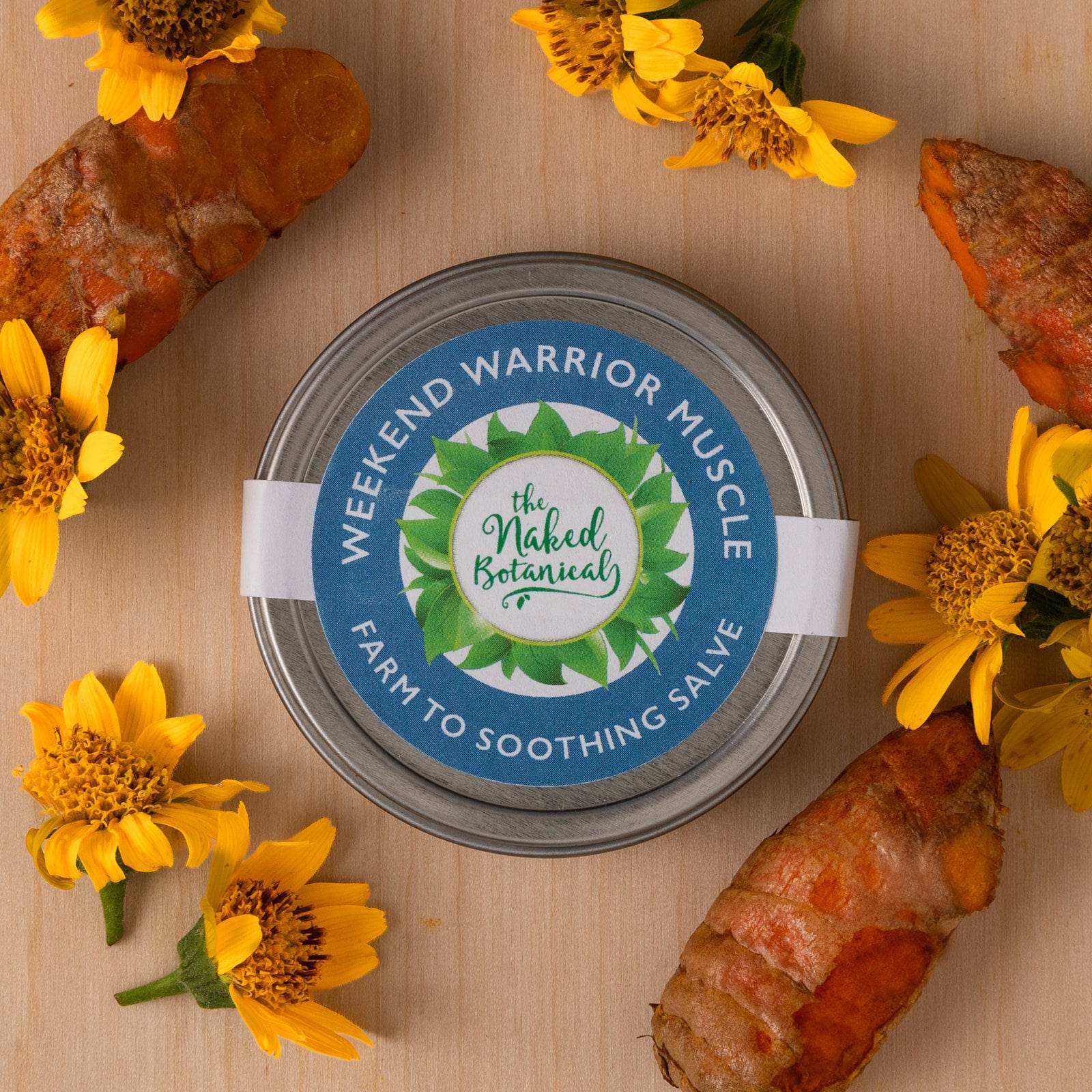 Weekend Warrior Salve for Sore Muscles Relief - The Naked Botanical