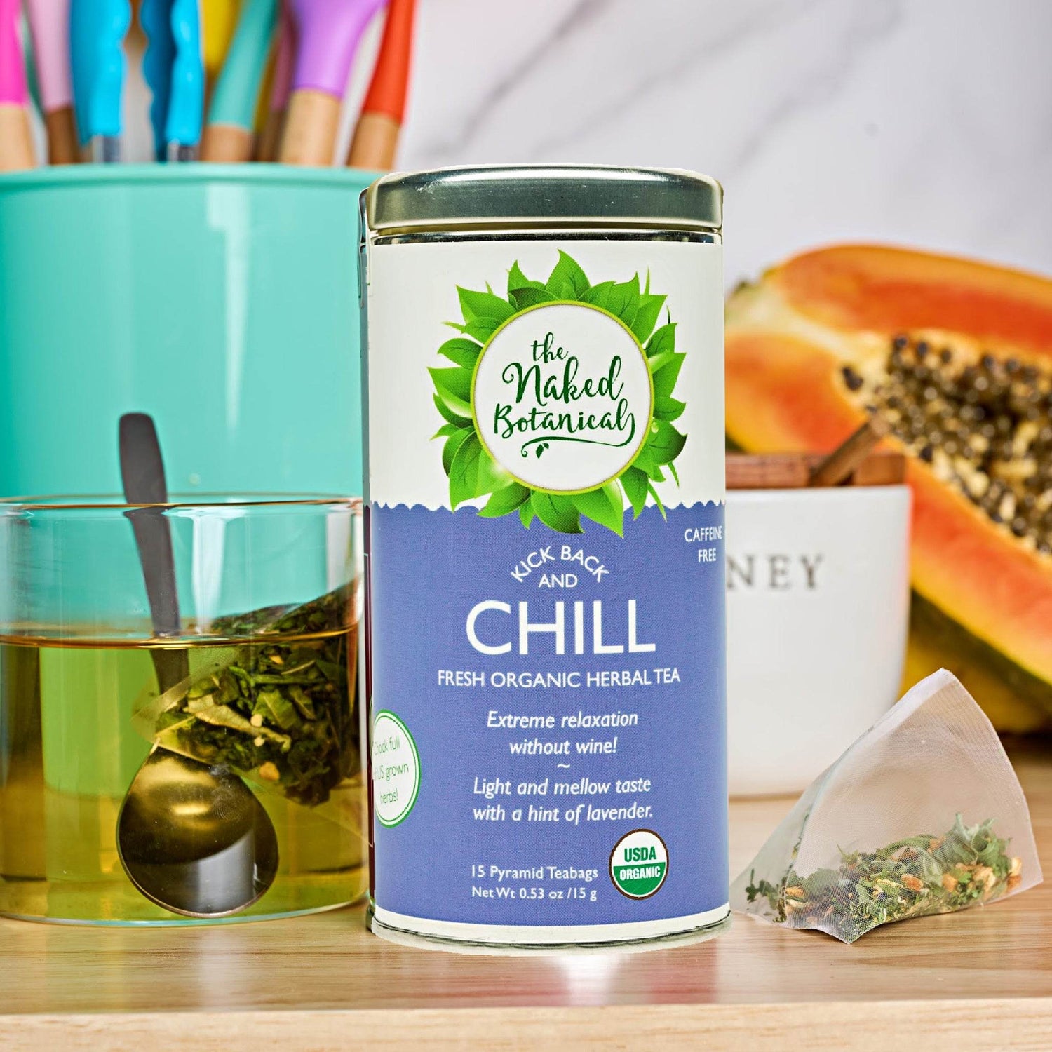 Just Kick Back & Chill Herbal Tea - The Naked Botanical