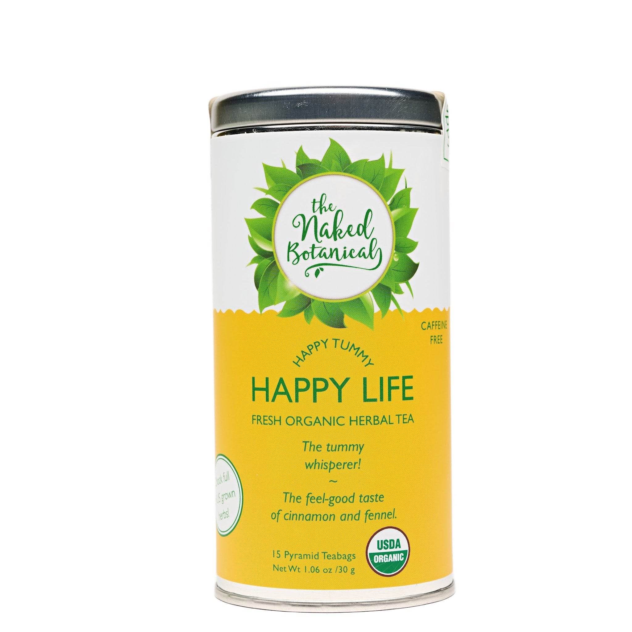 Happy Tummy, Happy Life Herbal Tea - The Naked Botanical