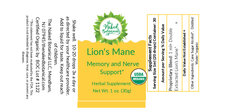 Single Herb Tinctures - Lion&