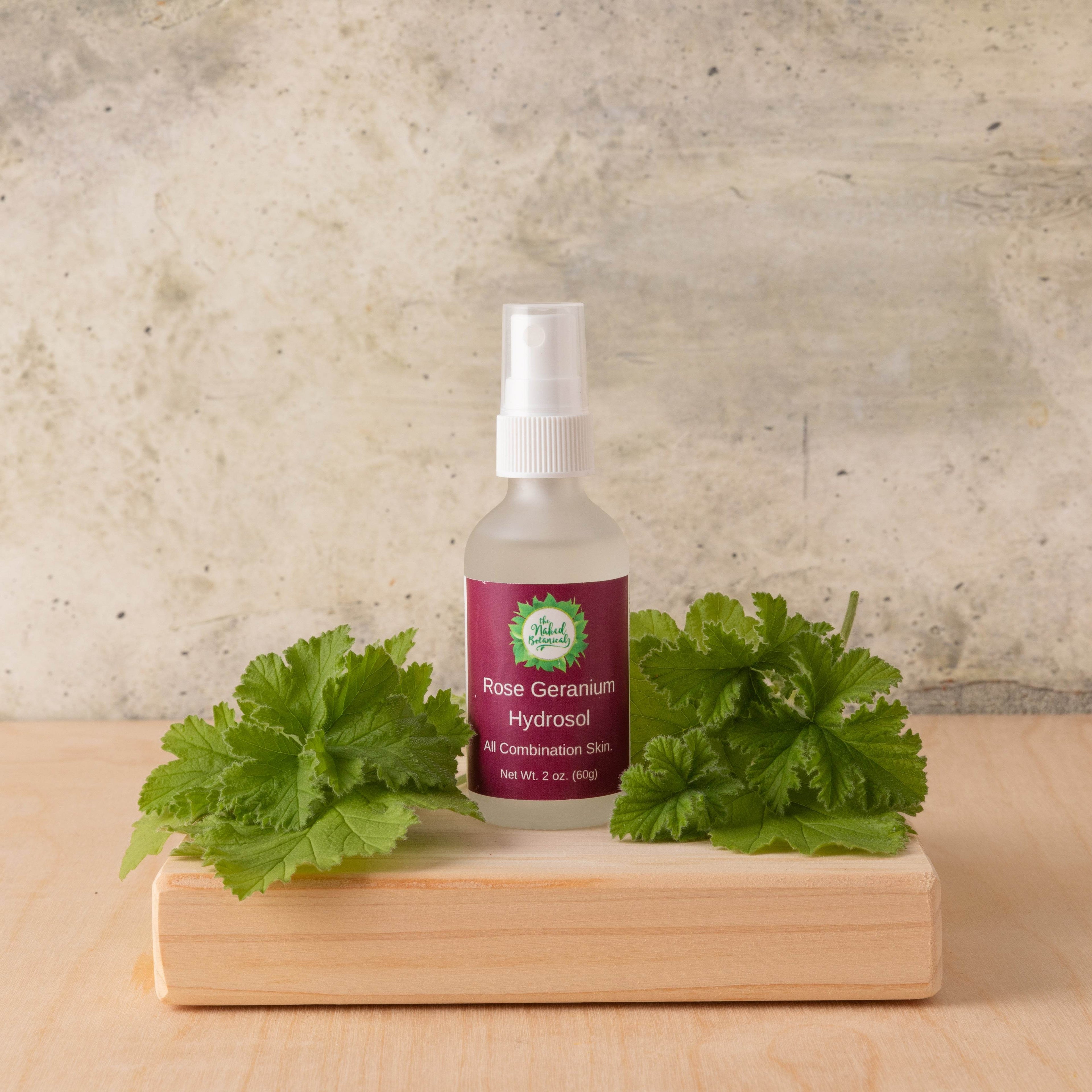 Rose Geranium Hydrosol - The Naked Botanical