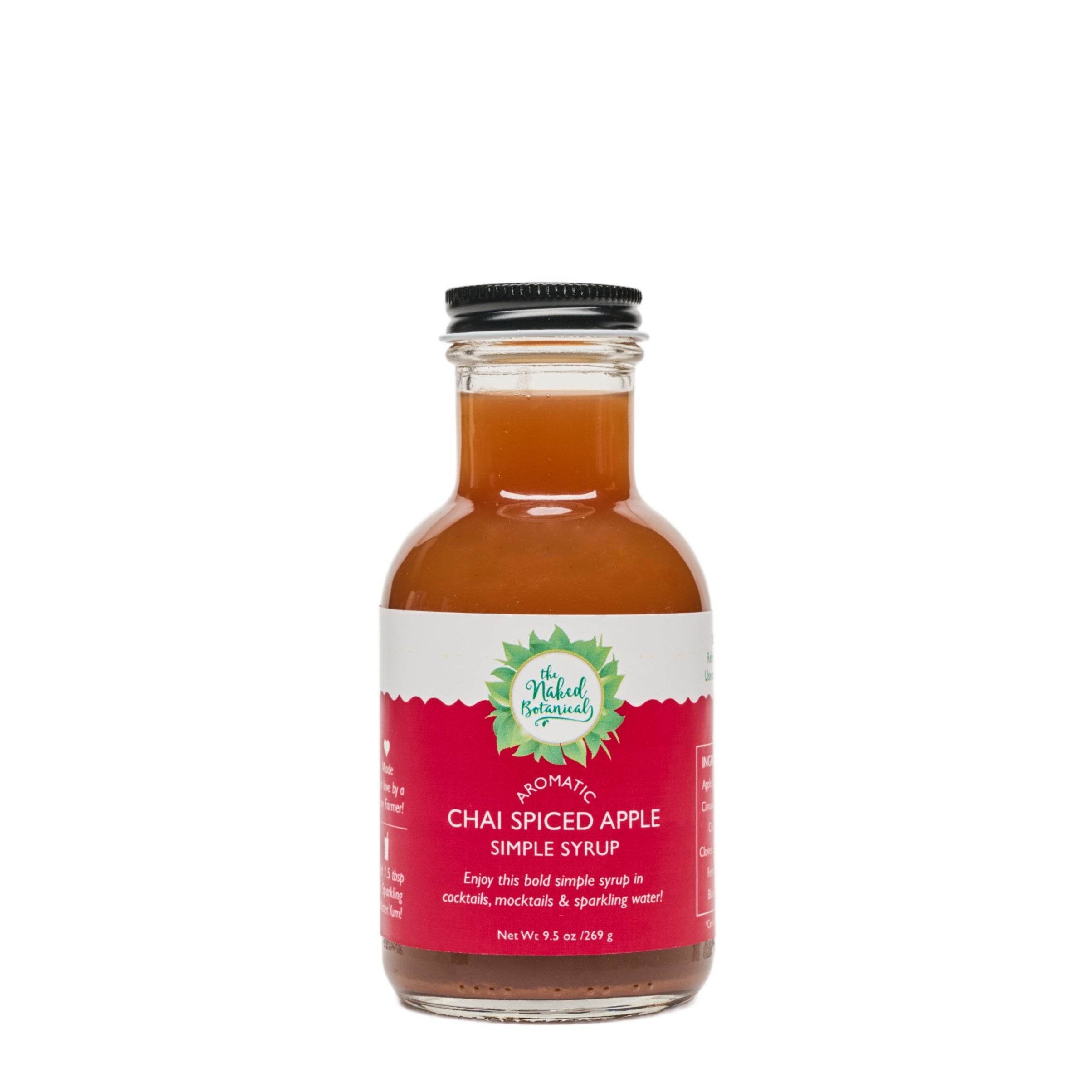 Chai Spiced Apple Simple Syrup - The Naked Botanical