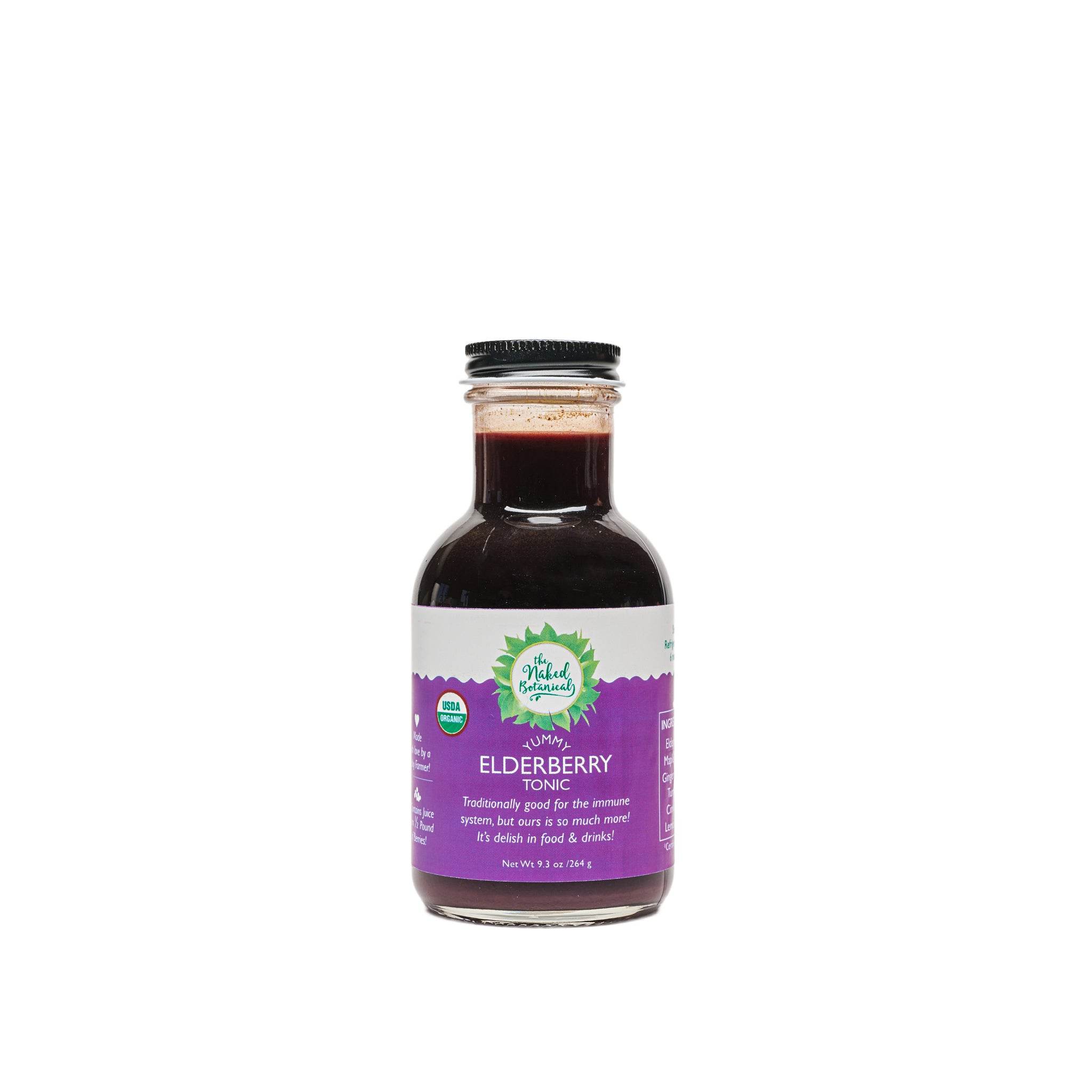 Elderberry Ginger Turmeric Tonic - The Naked Botanical