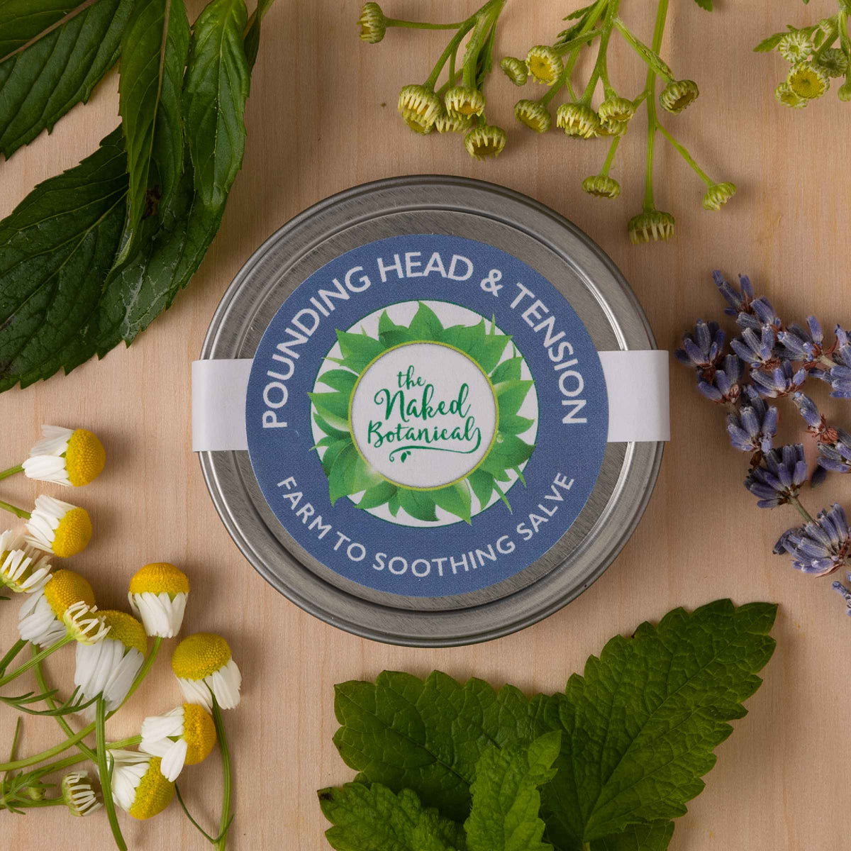 Pounding Head and Tension Soothing Salve - The Naked Botanical